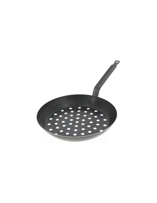 Gemüse- und Maronenpfanne mit Löchern 28 cm – Outdoor – De Buyer