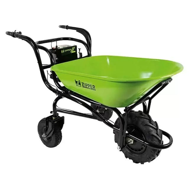 Zipper - Akku-Schubkarre ZI-EWB150-100L Motorschubkarre inkl Akku Transportkarre