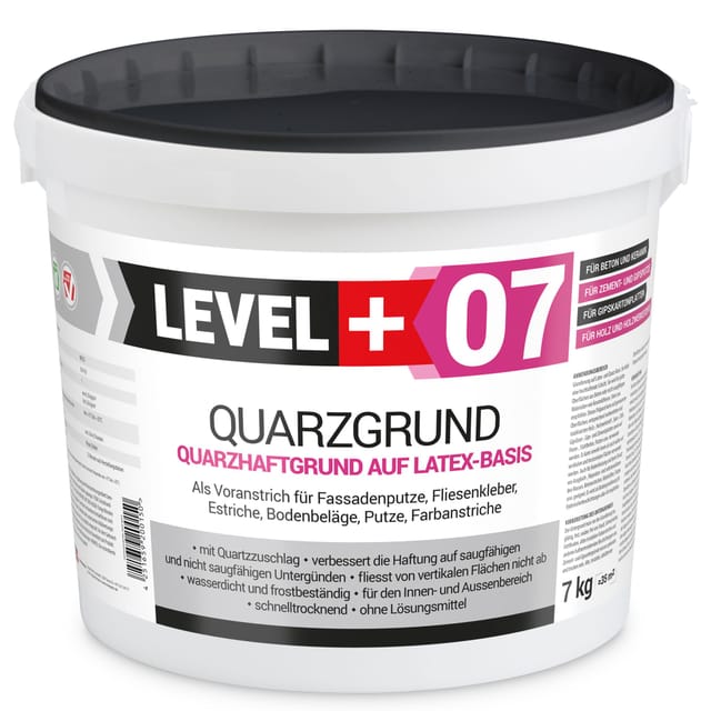 Level+ Quarzgrund Grundierung Putzhaftgrund Holz osb L+07 - 7KG