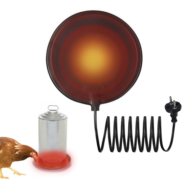 Hühner-Warmwasserbereiter, 250 v, 20 w, Geflügel-Warmwasserbereiter, Basis aus Silikon mit Heizkissen - Ej.life