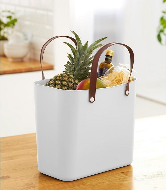 Multibag Style 25 l Albula mistletoe white Allzwecktasche Einkaufstasche Einkaufskorb - Rotho