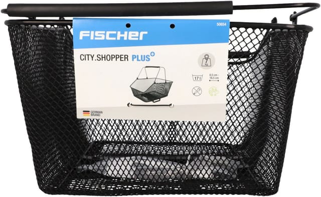Fischer Fahrrad - Fischer Gepäckträgerkorb plus für E-Bike City 200x420x310mm Fahrradkorb