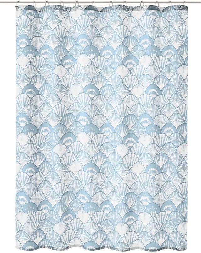 Kleine Wolke Duschvorhang iceblue Concha 180 x 200 cm Duschvorhänge