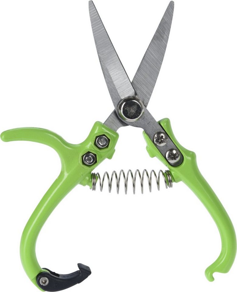 Gartenschere 16,5cm (5,5cm Klinge), grüne Farbe - Ipae Progarden