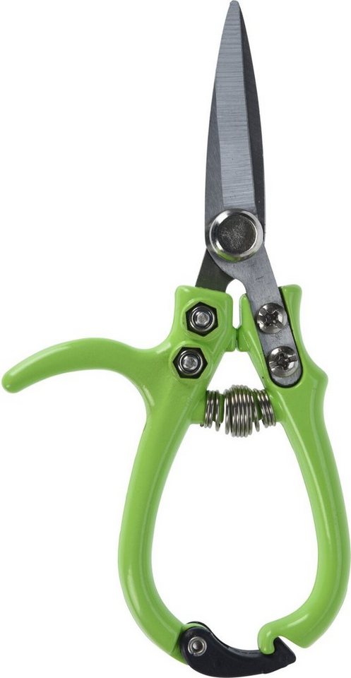 Gartenschere 16,5cm (5,5cm Klinge), grüne Farbe - Ipae Progarden Bild 3
