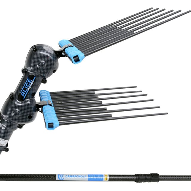 Campagnola - Alice Star 58 plus Olivenerntemaschine mit Teleskopstange aus Carbon 185/270 cm