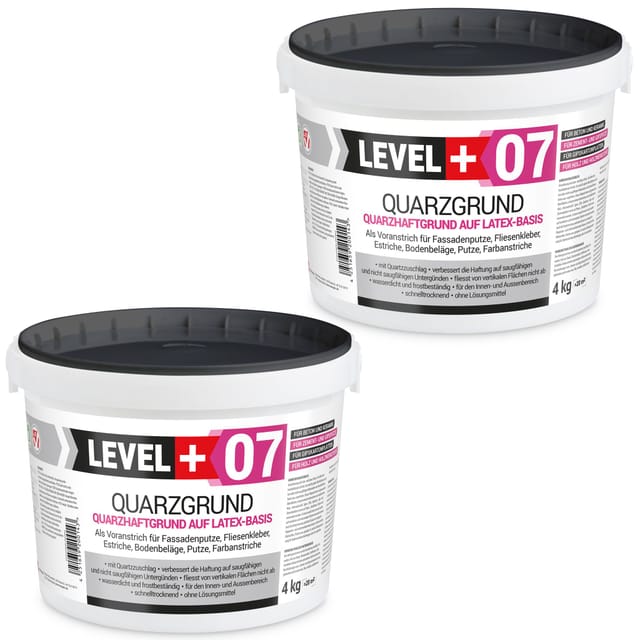 Level+ Quarzgrund Grundierung Putzhaftgrund Holz osb L+07 - 8KG