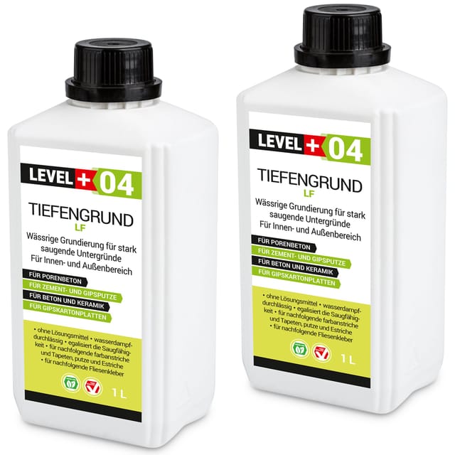 Level+ - level+ Universal Grundierung Acryl Tiefgrund Haftgrund L+04 - 2L