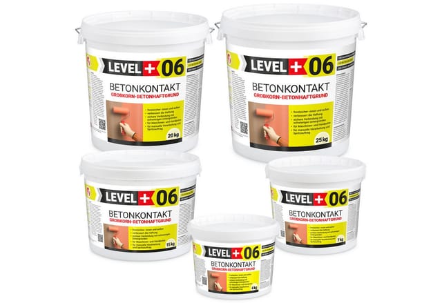 Level+ - level+ Betonkontakt Tiefgrund Betonfarbe Haftgrund L+06 - 4KG