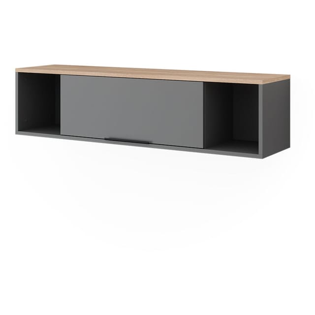 Vicco - Wandregal Betti, Anthrazit/Sonoma, 120 x 30 cm