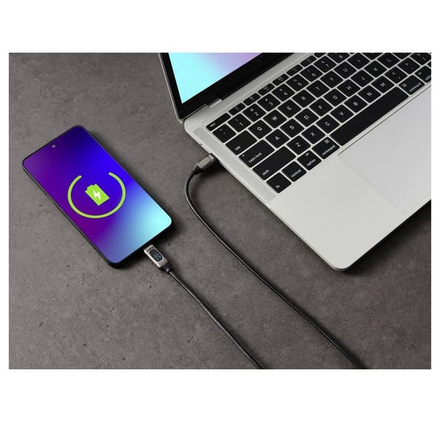 USB-Kabel usb 2.0 usb-c® Stecker, usb-c® Stecker 2.00 m Silber (metallic) RF-6249498 - Renkforce