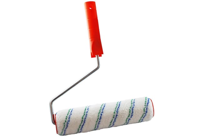 Contoo - Farbroller Malerwalze 1 St. mit Bügel Farbwalze Mikrofaser Streichroller 25cm CT01