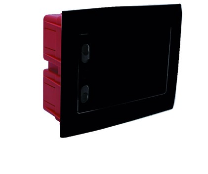 Ettroit 8-modul Ip40 Unterputz-elektroverteiler Mit Schwarzer Blindtür - Db112908b