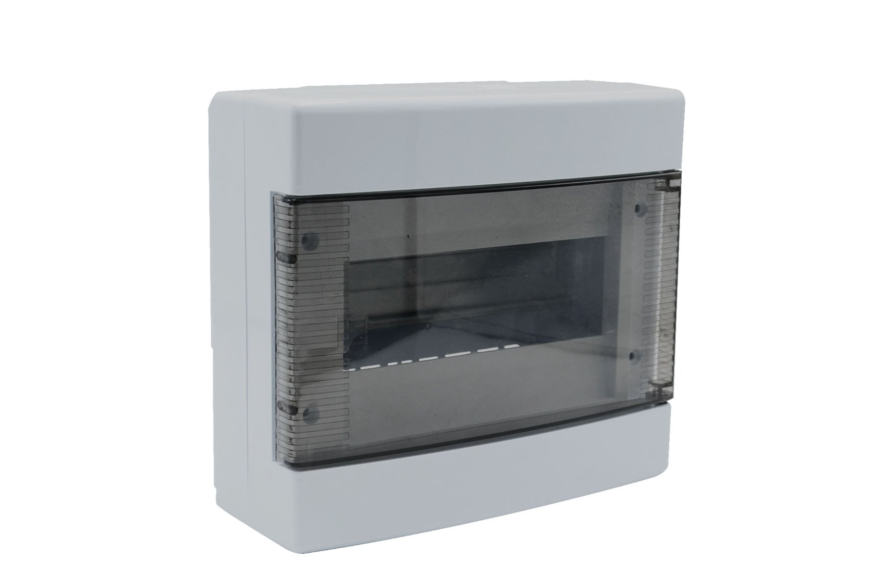 Ettroit 8-modul-wandverteiler Ip40 Weiß Ral 91682 Mit Transparenter Rauchglastür - Db111908