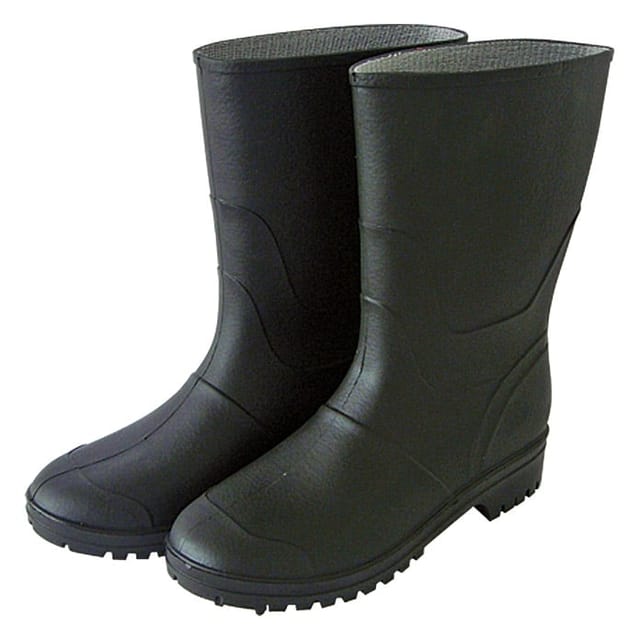 Gummistiefel halbhoch schwarz Gummistiefel