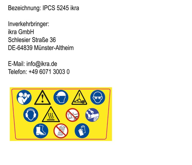 Ikra Benzin-Kettensäge IPCS 5245 45,7 cm Schwertlänge 1,8 kW Kettensäge