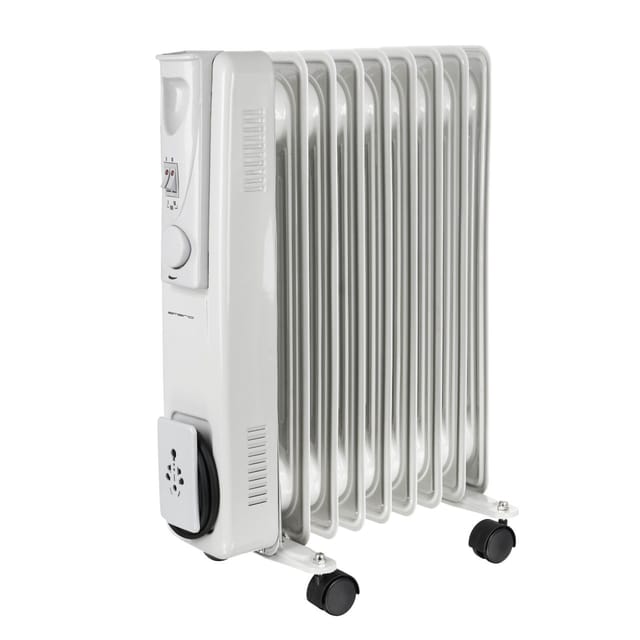 Lradiator weiß 9 Rippen, 2000 Watt Heizgeräte - Emerio