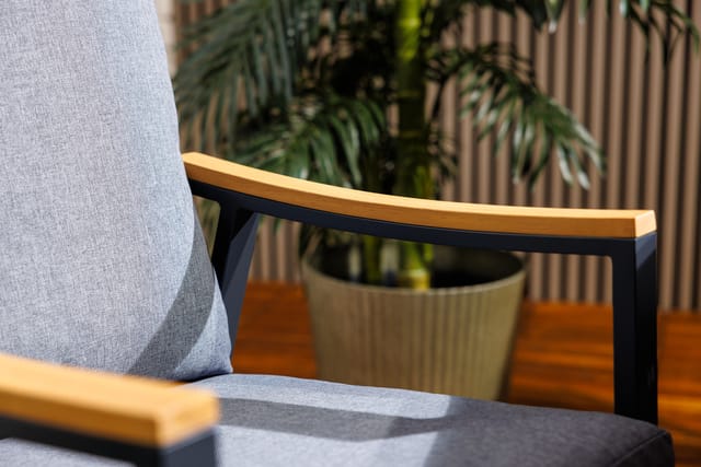 Dining Möbelset Eukalyptus Shanghai 7-teilig mit Tisch und Stühlen Sitzgruppe - Primaster