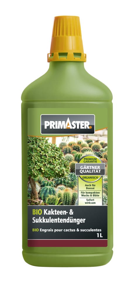 Bio Kakteen- & Sukkulentendünger 1 l - Primaster