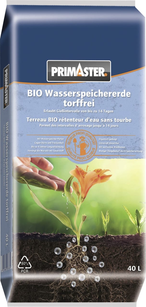 Bio torffreie Wasserspeichererde 40 l - Primaster