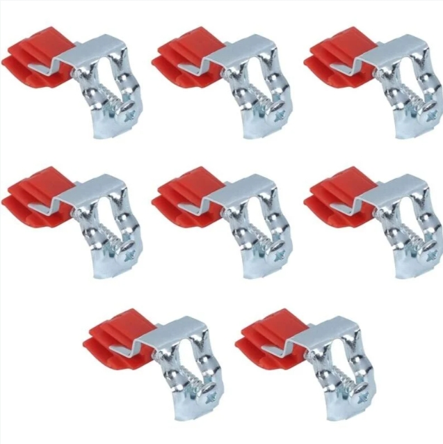 8 Stück Spülbecken-befestigungsclips, Einbau-spülbecken-clips, Spülbecken-montageclip, Küchenspülen-clips, Installation, Verstellbare Perforierte Schraubbefestigung Für Spülbecken - Alovez