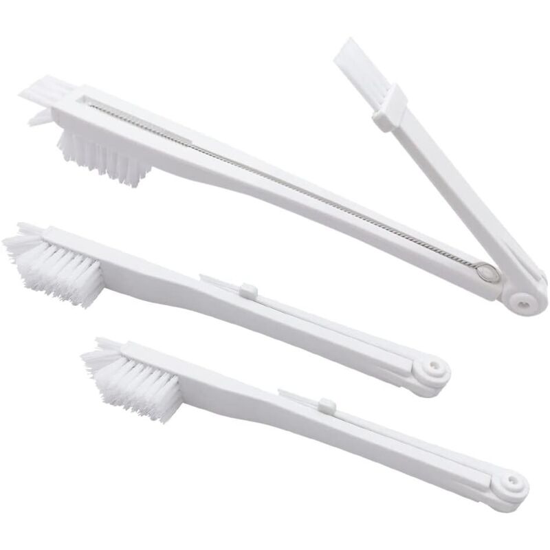 Mehrzweck-Flaschenbürste - 3 Flaschen- und Strohhalmbürsten, Fugenbürste, für Haushalt, Küche und Bad - Lntyq