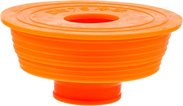 Lntyq - Silikon-Rückflussverhinderer-Siphon für Waschmaschine und Badezimmer (Orange)