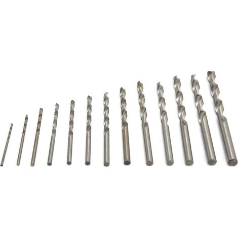 13-teiliges Hss-spiralbohrer-set, Gerader Schaft 1,5 Bis 6,5 Mm, Für Kunststoff Und Holz