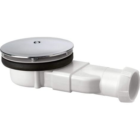 726213002 Bonde De Douche Extra-plate Dôme Abs, Blanc