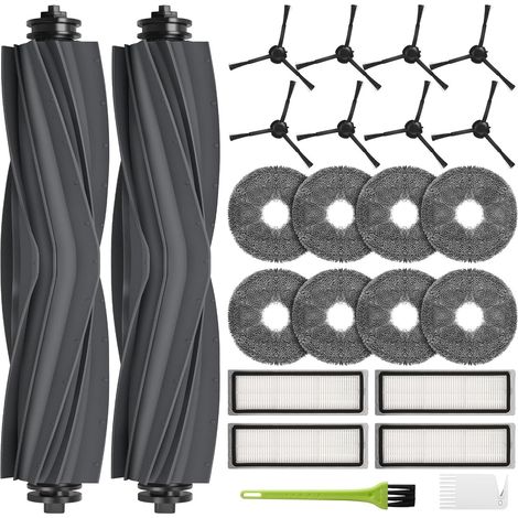 Alovez – Zubehör Für Dreame L10s Pro / L10s Ultra Staubsauger – 2 Hauptbürsten, 8 Seitenbürsten, 4 Hepa-filter, 4 Mikrofasertücher