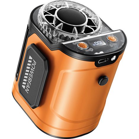 Turbo-riemenventilator - Leistungsstark Und Kompakt - Ideal Für Baustellen, Garten, Sport - Lange Akkulaufzeit - Alovez