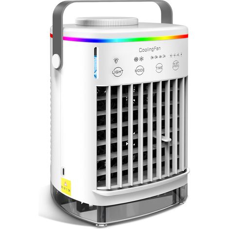 Multifunktionaler Nebelventilator - Usb, Luftbefeuchter - Erfrischend - Geräuscharm - Für Zuhause, Büro - Alovez