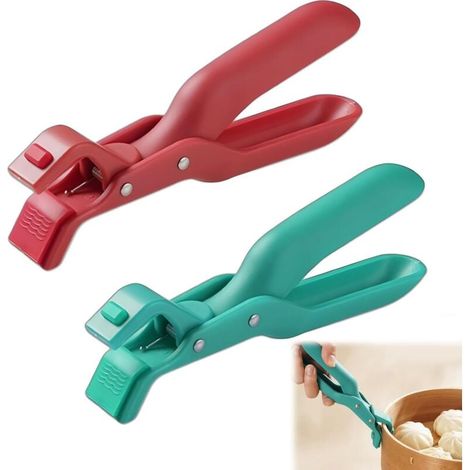 Lot De 2 Pinces Pinces Multifonctions Anti-brûlure En Silicone,pince Isolante En Silicone,pince Anti-brûlure,pince Anti Chaleur Pour Isoler La Chaleur Et Les Brûlures
