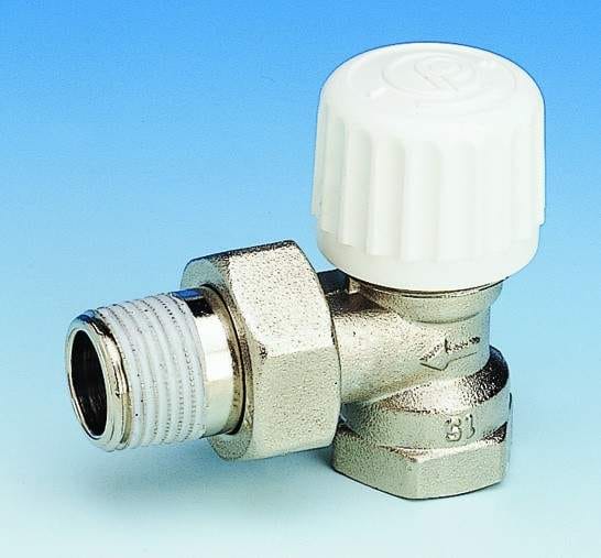 Robinet thermostatique equerre a visser 15X21 - pettinarili