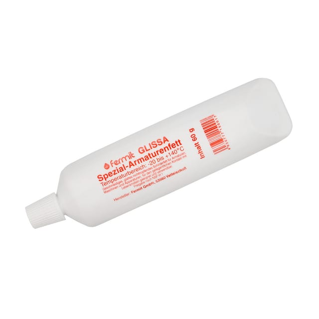 Le Sanitaire - Fermit Glissa Spezial-Armaturenfett - Hahnfett - lebensmittelgeeignet - 60 g Tube