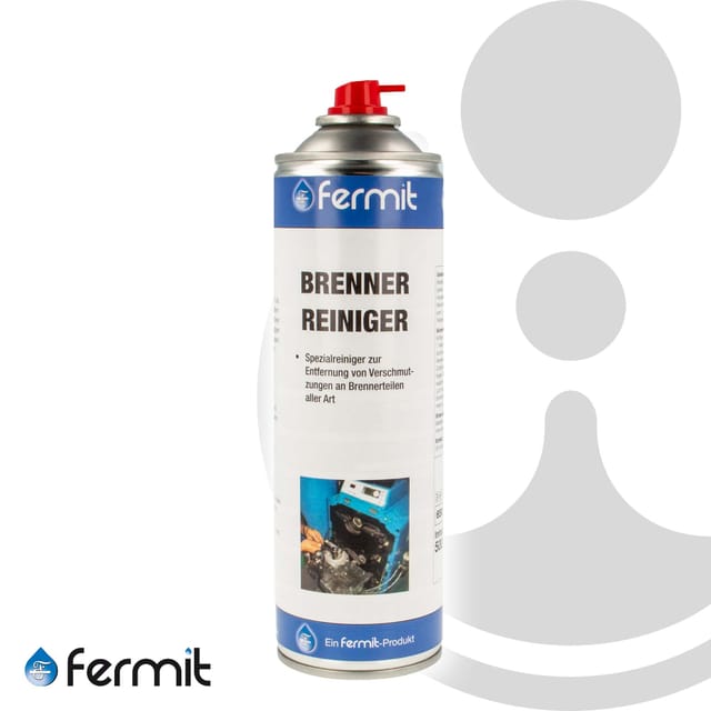 Brennerreiniger Spray 18006 , Sprühdose mit 500 ml, entfernt Ruß, Öl. Wachs, Harze, uvm - Fermit