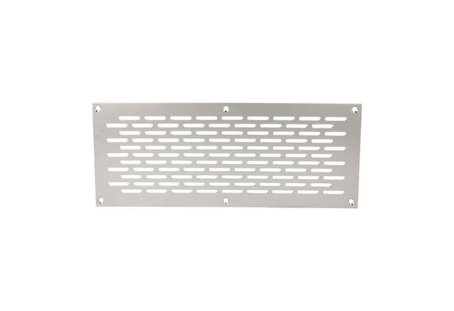 Ms Beschläge - Aluminium Lochblech 250x100mm F1 Lüftungsgitter Lochung 20x3mm silber eloxiert