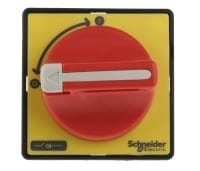 Schneider Electric - Frontdrehgriff roter Griff mit 1/3 Vorhängeschlössern