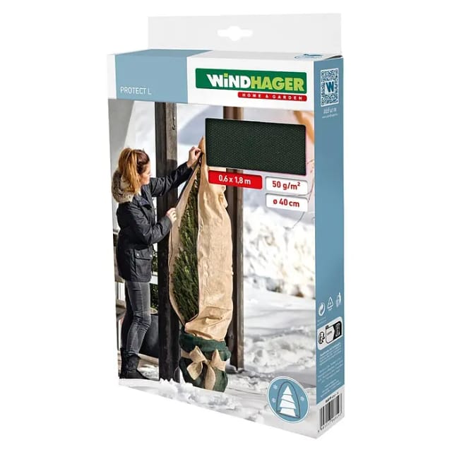 Windhager Vlieshaube Protect 0,6 x 1,8 m, beige Schutzvlies