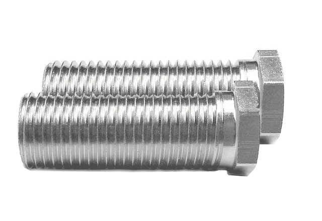 Keenberk - 2x Hohl-Schraube, Länge 35 mm für Siebkorbventile M12 x 1,5 mm - universell passend für 1,5 und 3,5 Zoll Ventil-Abläufe