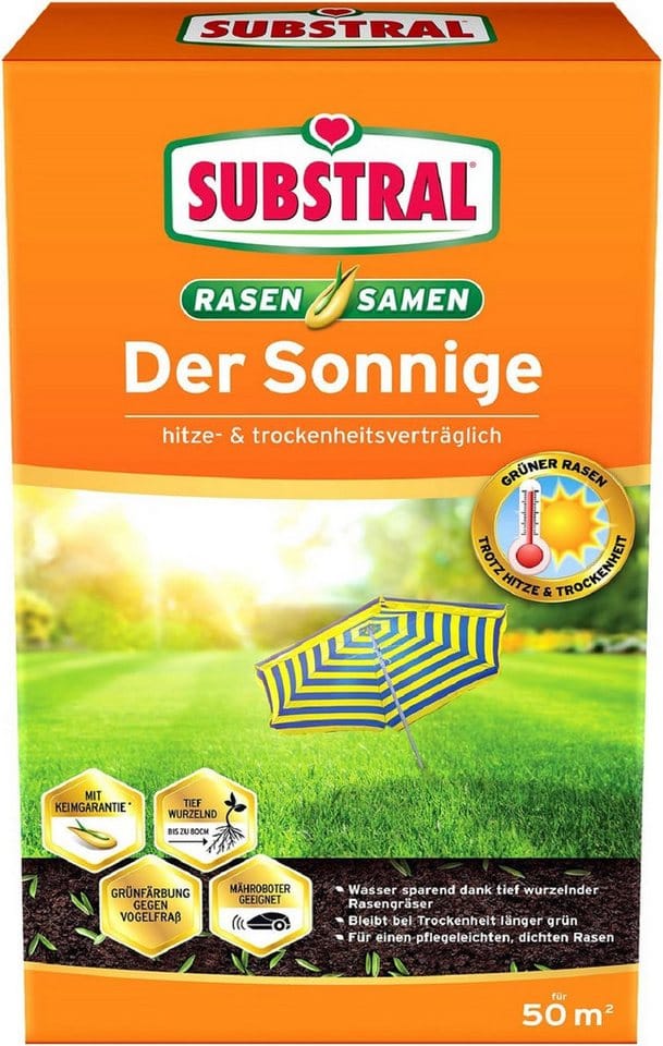 Substral - Rasensamen Der Sonnige 1,125 kg besonders hochwertiger Rasensamen