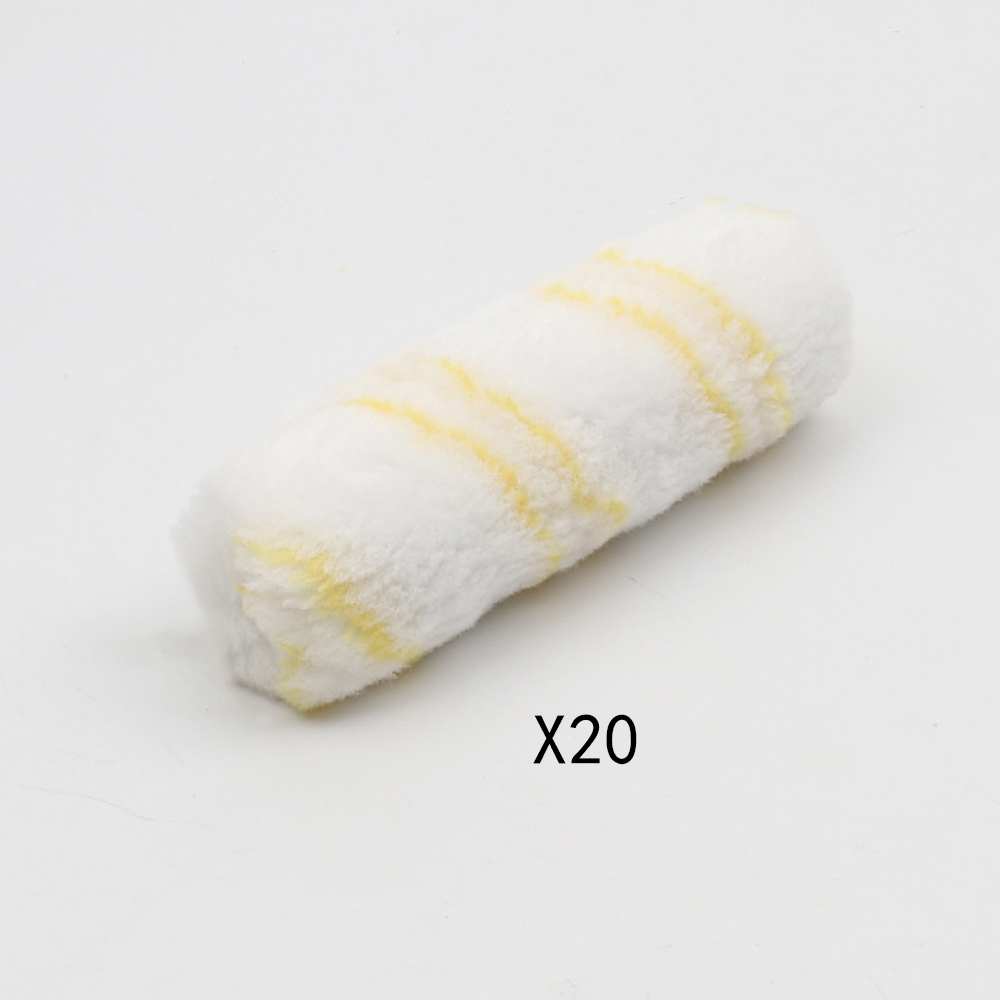 (20 Stück) 15 Cm Farbwalzenbezug - 12 Mm Florhöhe - 55 Mm Durchmesser - Farbwalzenbezug