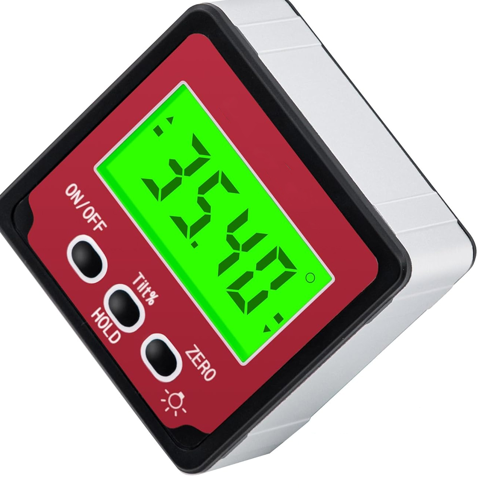 Digitaler Winkelmesser, Neigungsmesser Mit Magnetfuß, Lcd-bildschirm Und Hintergrundbeleuchtung, Digitaler Neigungsmesser Für Holzbearbeitung Und Bauwesen