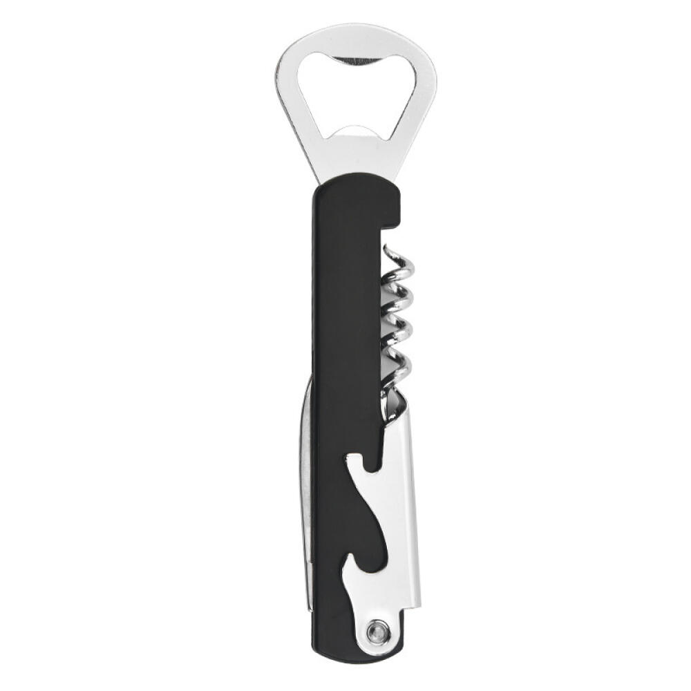 Korkenzieher/edelstahl, Schwarz, 14 X 3 X 1 Cm, Geeignet Für Rotwein, Wein Und Bier, Multifunktionaler Flaschenöffner