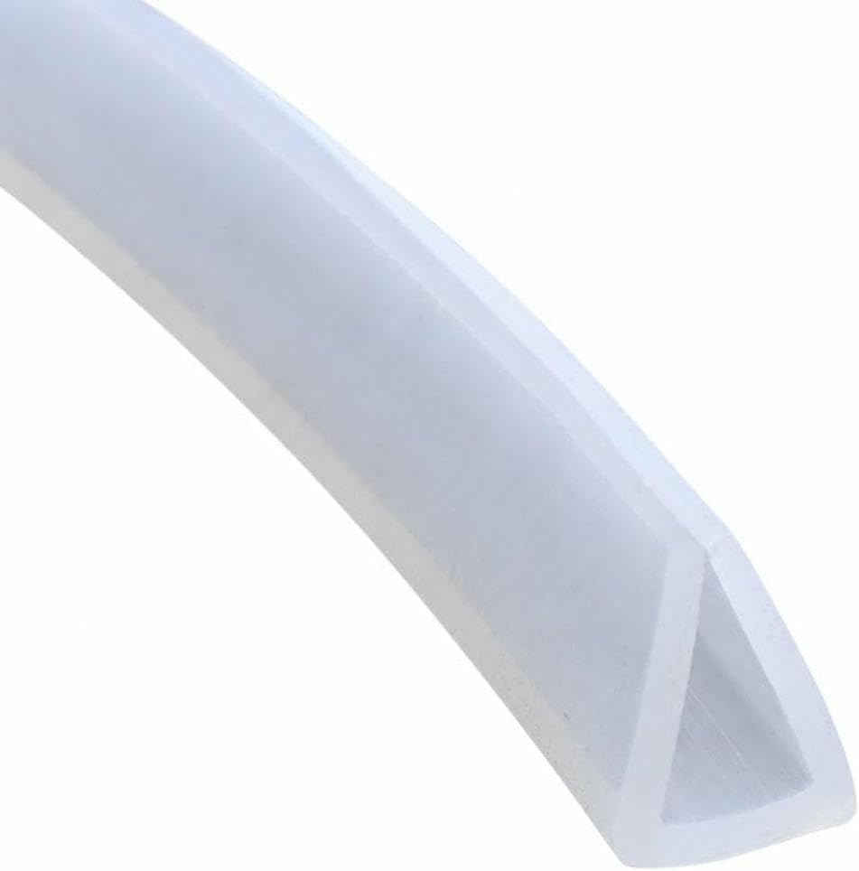 Silikon-u-profil, Dichtung Für Glasduschtüren, 1 Meter, 4 X 9 Mm, Kantenschutz