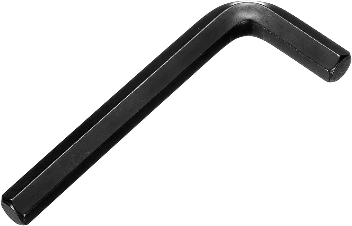 12 Mm L-förmiger Sechskantschlüssel Nr. 45 Aus Kohlenstoffstahl – Reparaturwerkzeug Für Haushalt, Fahrrad, Motorrad Und Heimwerkerarbeiten – Schwarz