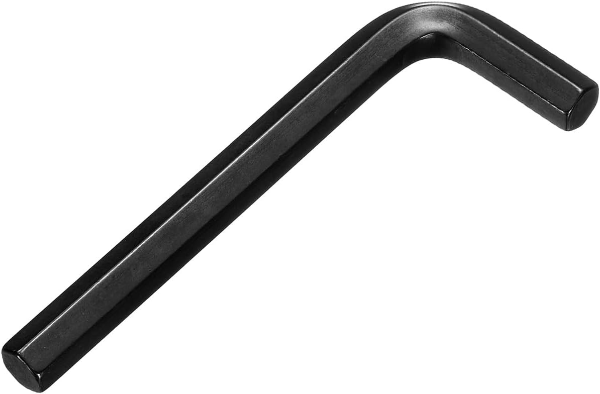 1 Cm 45 L-förmiger Sechskantschlüssel Aus Kohlenstoffstahl – Reparaturwerkzeug Für Haushalt, Fahrrad, Motorrad Und Heimwerkerarbeiten – Schwarz