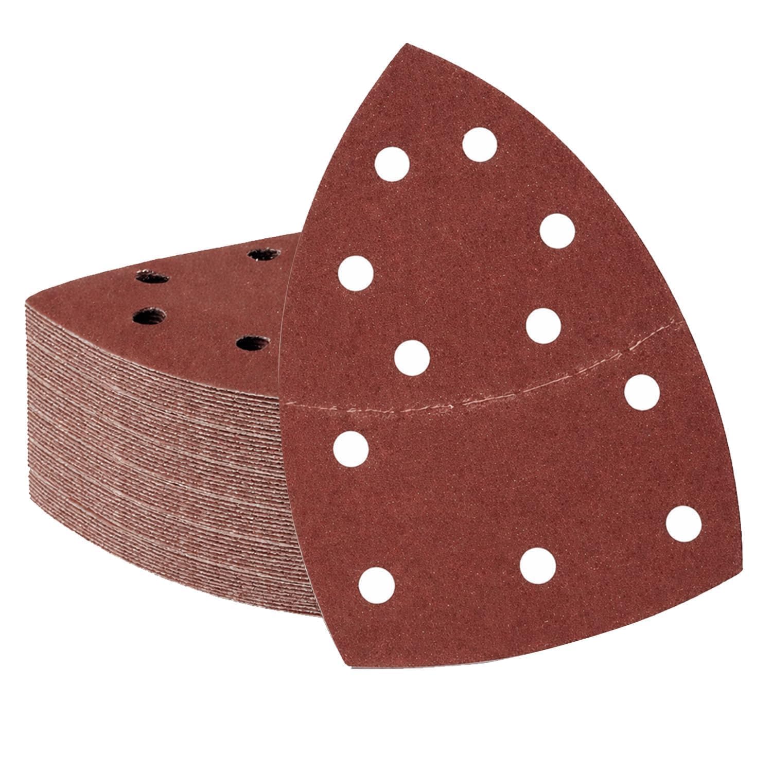 (60 Stück) Schleifdreiecke, Schleifpapier-maus-schleifpapier, 11-loch-schleifblätter Körnung P40/60/80/120/180/240