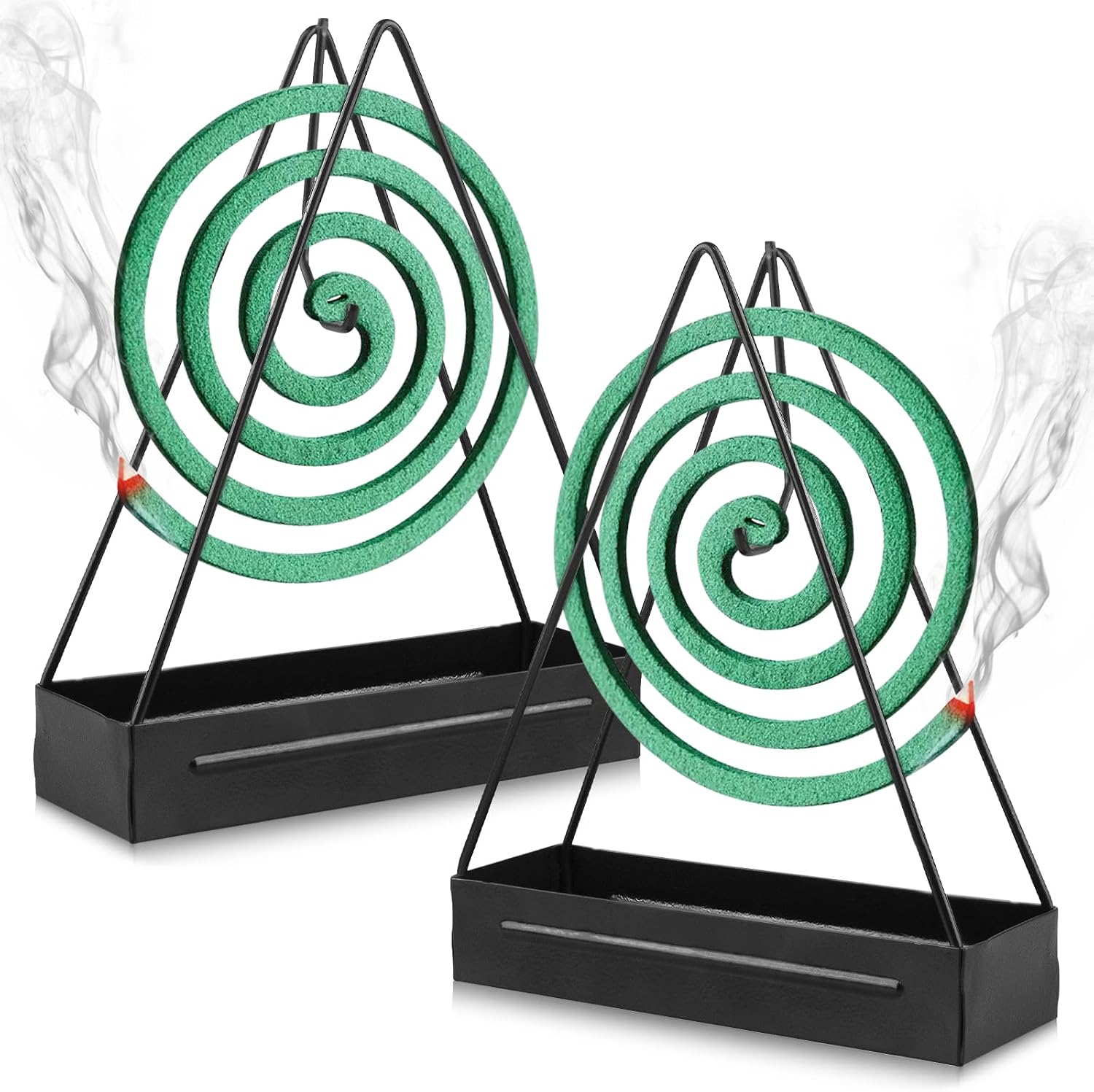 (2 Stück) Spiralhalter Für Mückenschutzmittel, Schwarzes Spiral-mückenschutzmittel, Spiralhalter Für Mückenschutzmittel Für Camping, Schlafzimmer, Büro