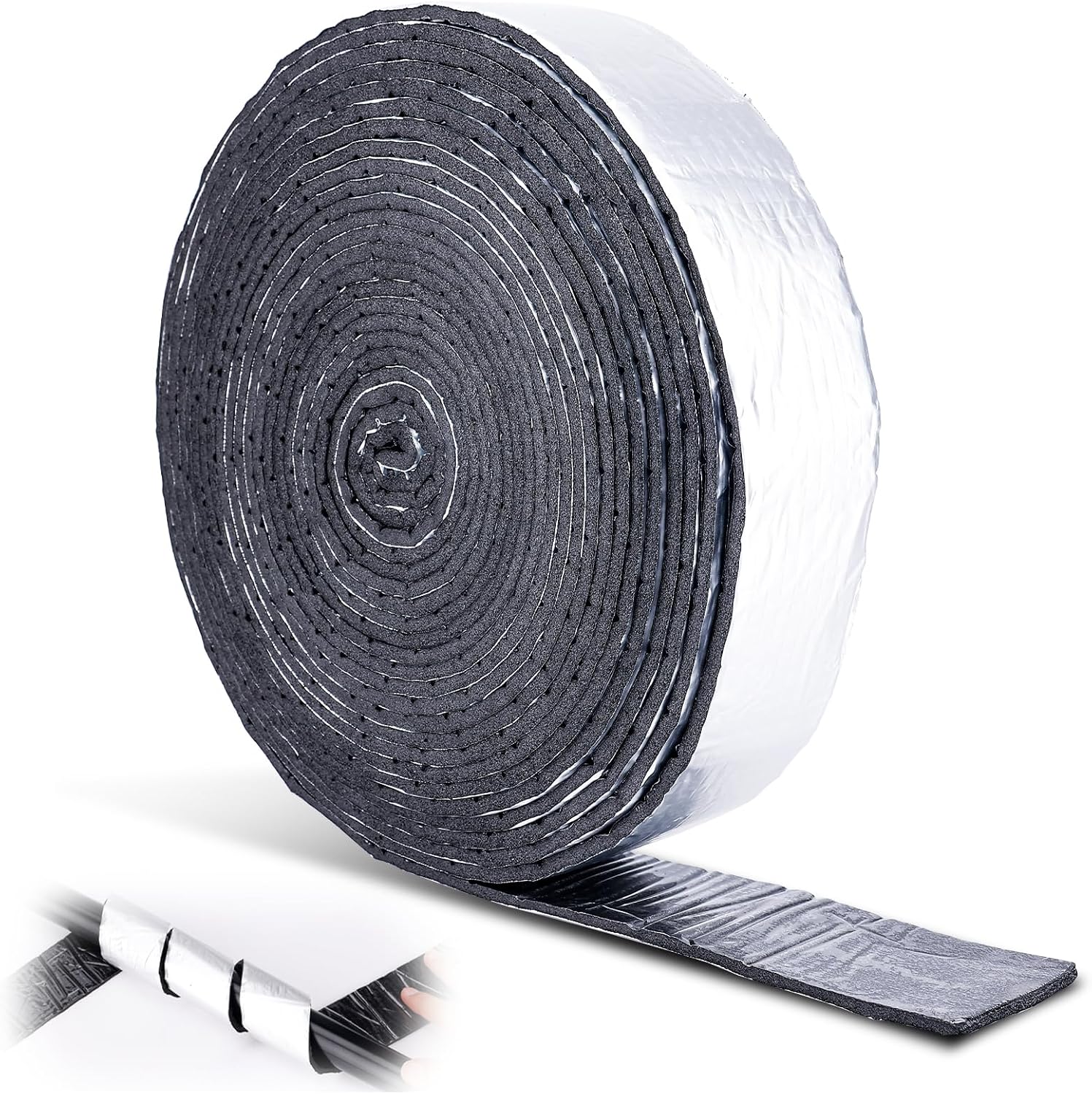 (10 M) Rohrisolierband, 5 Cm Breit, Winter-wasserrohrisolierung, Selbstklebend, Hitzeschutz